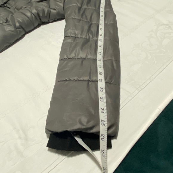 Marc New York Gray Women's Light Parka Jacket Long Size Medium - Picture 12 of 16
